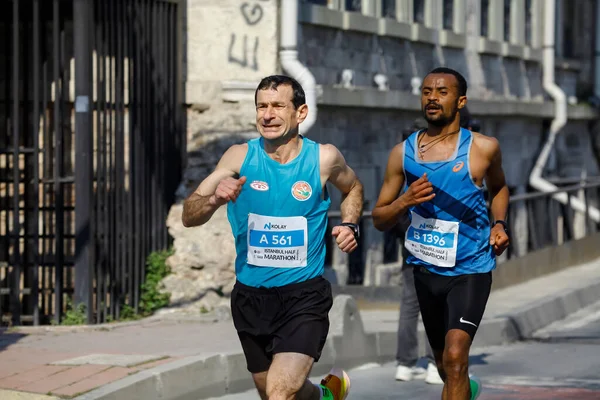 Березень 2022 Стамбул Туреччина Nkolay Istanbul Half Marathon 2022 — стокове фото