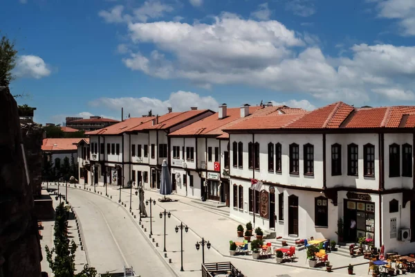 2022 Анкара Турция Старые Исторические Деревянные Дома Анкары — стоковое фото