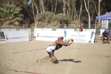 29-Eylül-2020 İzmir-Türkiye: CEV U22 Plaj Voleybol Avrupa Şampiyonası 2020
