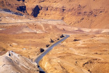 Ölü Deniz civarındaki sıradağlar.