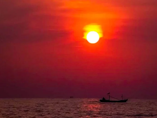 Beauty Sunset Indonesia — Stock fotografie