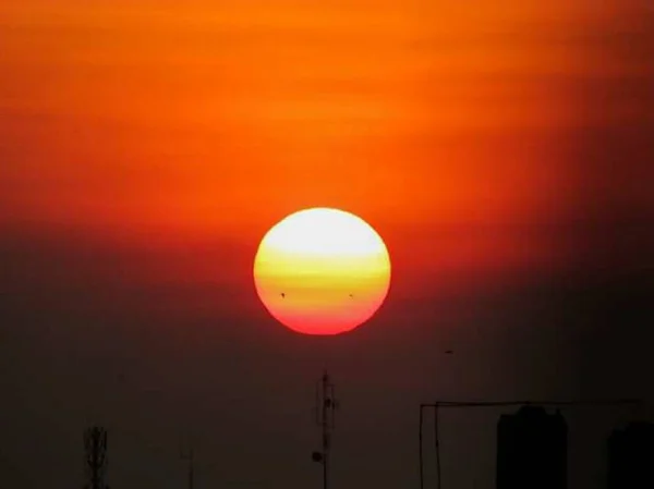 Beauty Sunset Indonesia — Foto de Stock