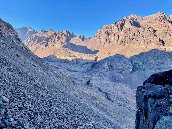 Djebel Toubkal National Park in the High Atlas Mountains, Morocco. — 图库照片