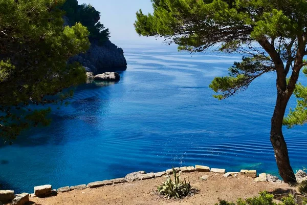 Port Calobra Ban Mallorca Spanyolország Kiváló Minőségű Fénykép — Stock Fotó