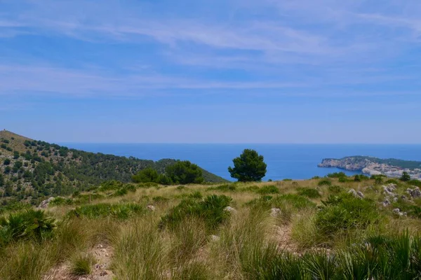 Wandelen Het Achterland Tussen Cala Agulla Cala Mesquida Mallorca Spanje — Stockfoto