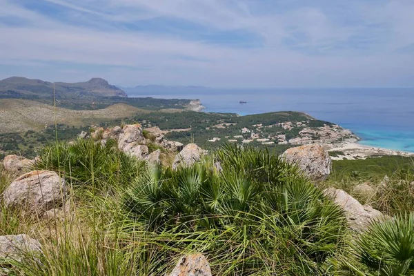 Wandelen Het Achterland Tussen Cala Agulla Cala Mesquida Mallorca Spanje — Stockfoto