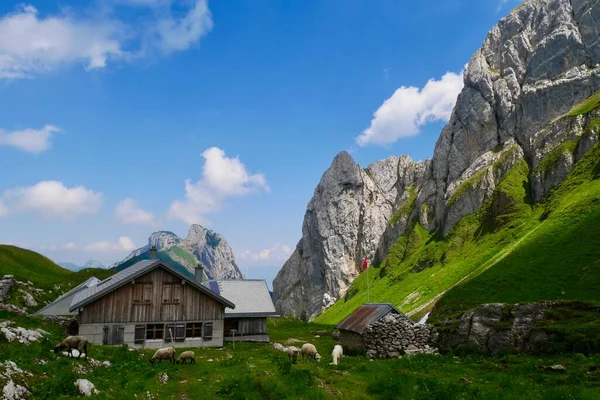 Alpstein塊のRoslenalpとKreuzberge Chruezberg スイスのサン ガレン 高品質の写真 — ストック写真
