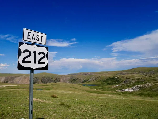 Beartooth Highway Bekend Als Mooiste Rit Amerika Deel Van Amerikaanse — Stockfoto