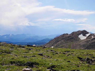Wyoming, Beartooth Geçidi 'nden göz kamaştırıcı görüntüler. ABD. Yüksek kalite fotoğraf