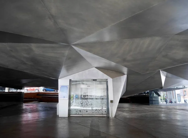 Madrid Španělsko 2022 Vstup Kulturního Centra Caixaforum Kvalitní Fotografie — Stock fotografie