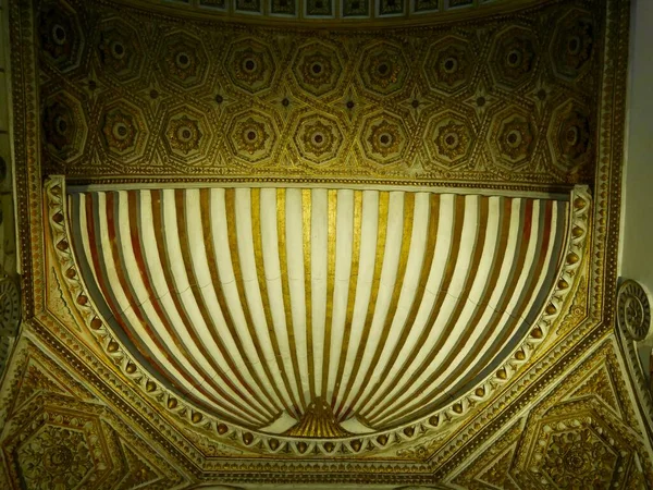 Toledo Spanien 2022 Decke Der Synagoge Santa Maria Blanca Jüdischen — Stockfoto