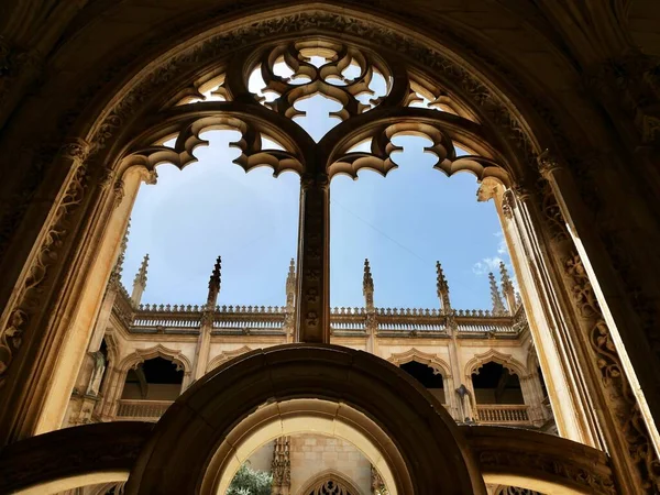 Toledo Castile Mancha Spain 2022 View Window Courtyard San Juan — Fotografia de Stock