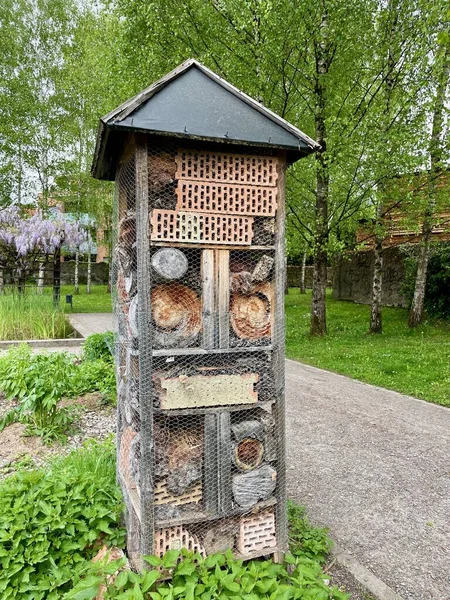 Insect Hotel Public Park High Quality Photo — Stock Fotó