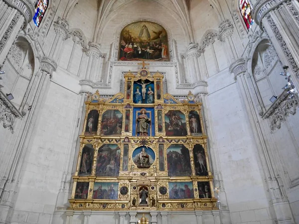Тбедо Кастель Манча Испания 1322 Год Интерьер Готической Церкви Монастыря — стоковое фото