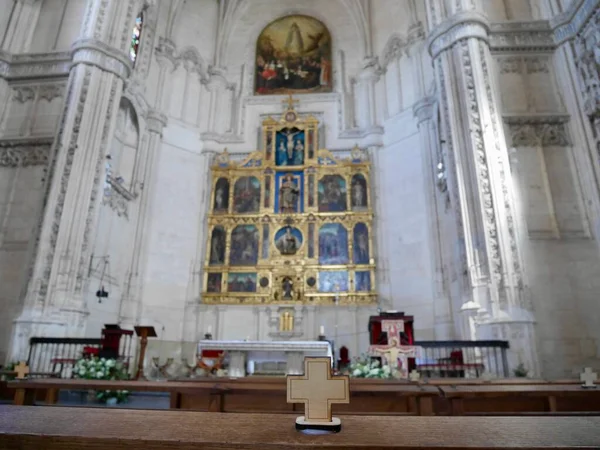 Toledo Castile Mancha Spain 2022 Interior Gothic Church San Juan — Stock fotografie