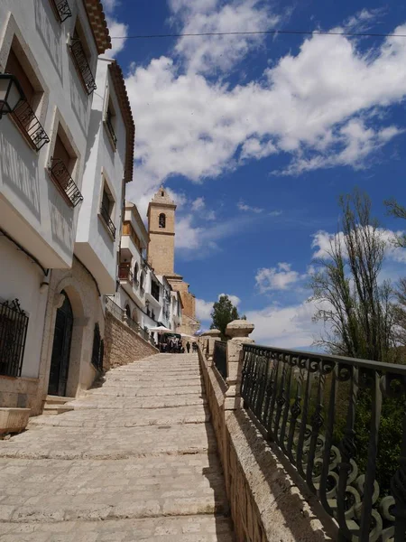 圣安德烈斯教堂 Iglesia San Andres Alcala Del Jucar 西班牙Albacete省 高质量的照片 — 图库照片