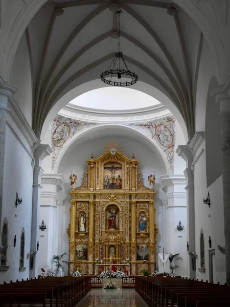 Interior Church San Andres Iglesia San Andres Alcala Del Jucar — Stock fotografie