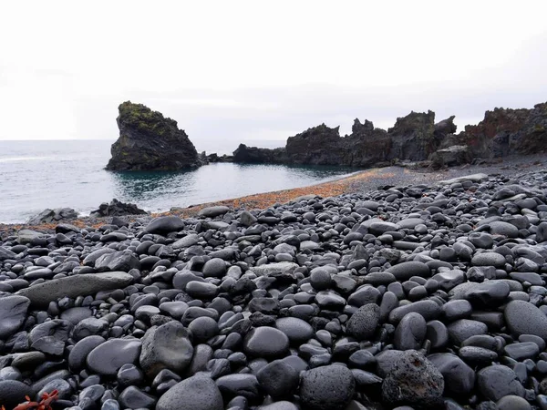 Praia Negra Dritvik Península Snaefellsnes Islândia Foto Alta Qualidade — Fotografia de Stock