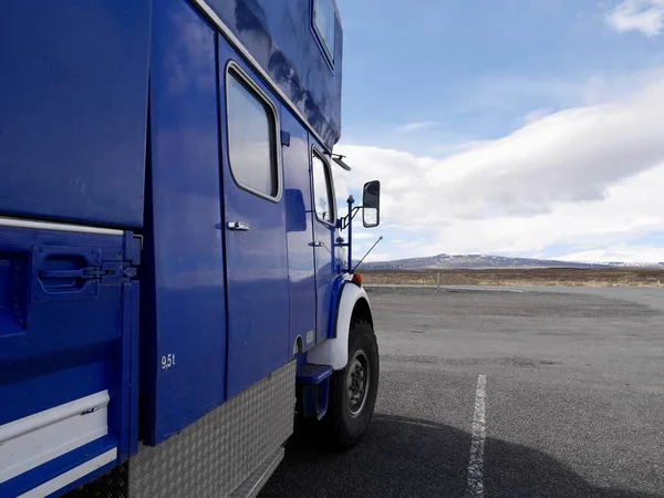 Camión Terrestre Carretera Islandia Foto Alta Calidad — Foto de Stock