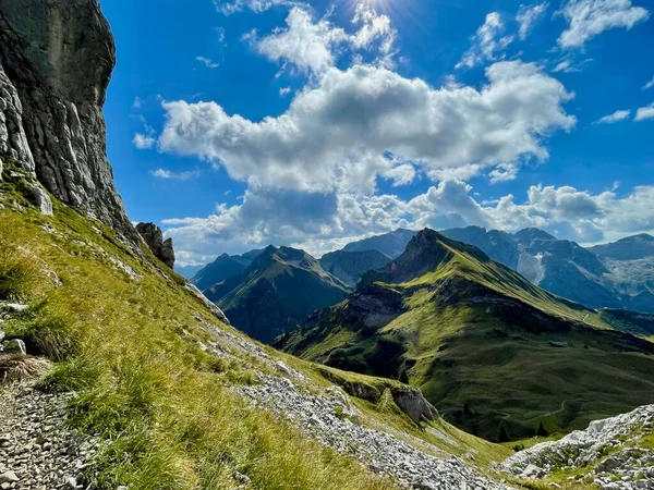 Breathtaking Landscape Hochkuenzelspitze Bregenzerwald Vorarlberg Austria High Quality Photo Royalty Free Stock Images