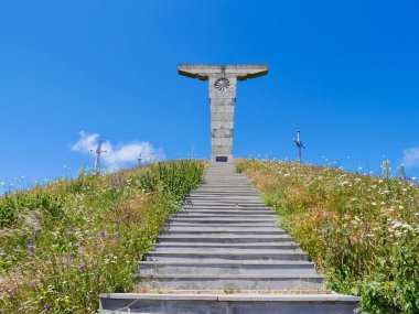 Ünlü Didgori savaş anıtı. Georgia mı? Yüksek kalite fotoğraf