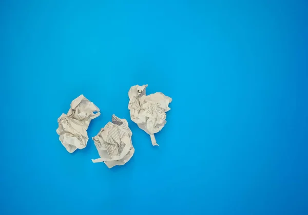 Crumbled Paper - Crumpled wrinkled Waste Paper Balls - Sustainable Living Recycle Wastepaper
