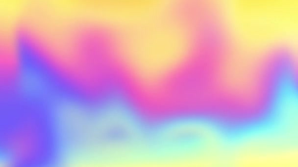 Kolorowe Kwaśne Tło Podróży Chmury — Wideo stockowe