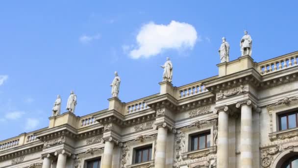 Façade Extérieure Bâtiment Historique Célèbre Vienne Wien Extérieur Ancienne Architecture — Video
