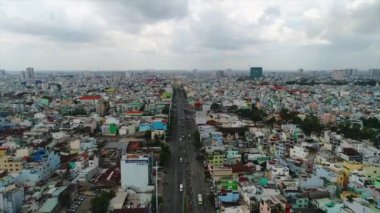 Yüksek kalitede telif hakkı olmayan hisse senedi görüntüleri Vung Tau sahilinin havadan görünüşü, Vietnam. Vung Tau, Güney Vietnam 'da ünlü bir kıyı kentidir.