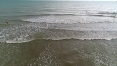 Yüksek kalitede telif hakkı olmayan hisse senedi görüntüleri Vung Tau sahilinin havadan görünüşü, Vietnam. Vung Tau, Güney Vietnam 'da ünlü bir kıyı kentidir.