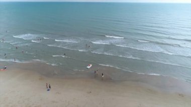Yüksek kalitede telif hakkı olmayan hisse senedi görüntüleri Vung Tau sahilinin havadan görünüşü, Vietnam. Vung Tau, Güney Vietnam 'da ünlü bir kıyı kentidir.