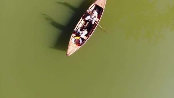 Vista Aérea Del Hermoso Lago Ciudad Dalat Vietnam — Vídeo de stock