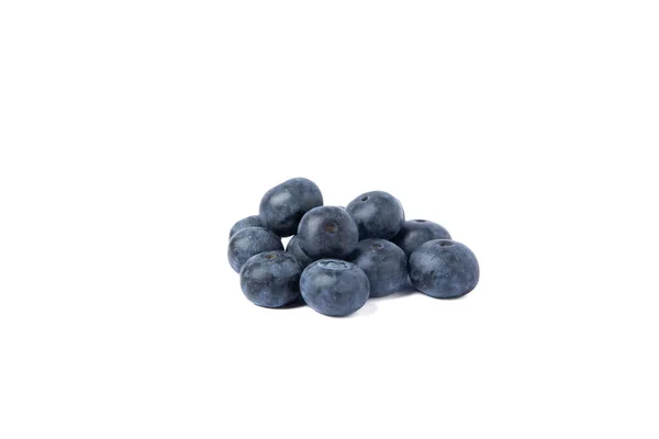Borůvkový Zralé Čerstvé Borůvky Izolované Bílém Pozadí Vitamíny Zdravé Jídlo — Stock fotografie