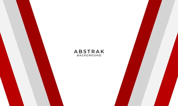 Red and white abstract background template — Stock Vector