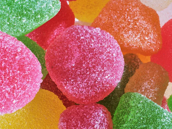 Colored Gumdrops Background Gummy Sugar — Stock Photo, Image