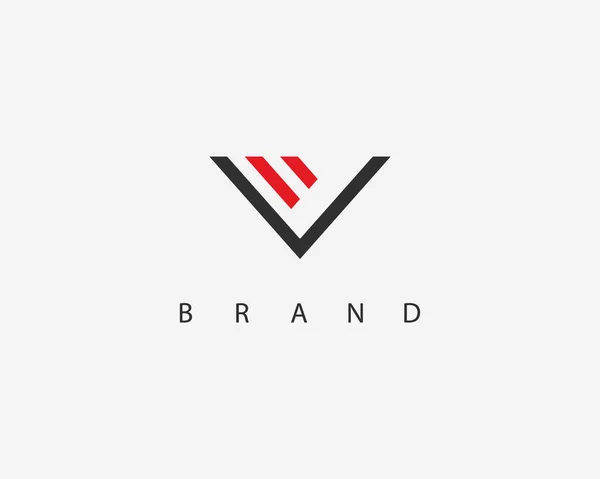 Geometrisches Dreieck Logo Design Vektorvorlage — Stockvektor