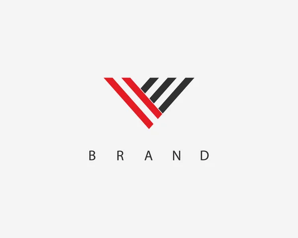 Modelo Vetor Design Logotipo Triângulo Geométrico —  Vetores de Stock