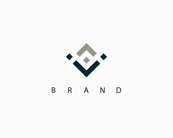 Branding Plantilla Diseño Logotipo Identidad — Vector de stock