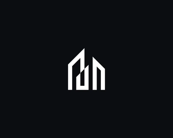 Imobiliário Apartamento Edifício Arquitetura Modelo Design Logotipo Construção — Vetor de Stock