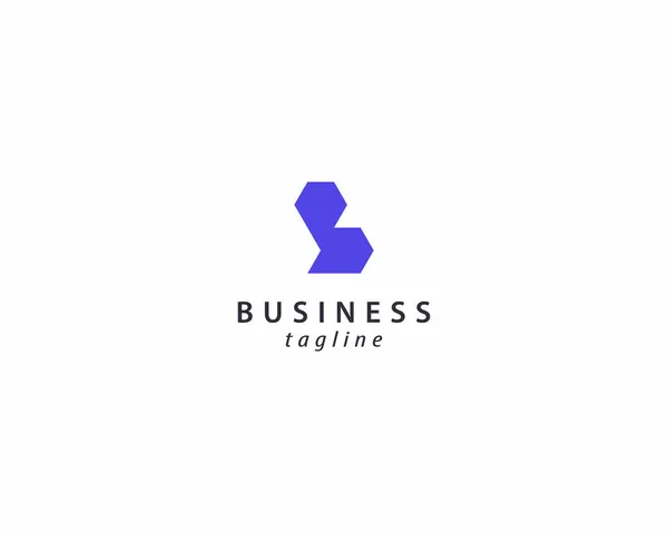 Business Logo Design Emblem — Stock Vector