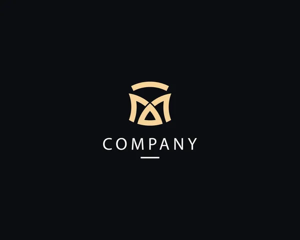 Empresário Logotipo Design Emblema — Vetor de Stock
