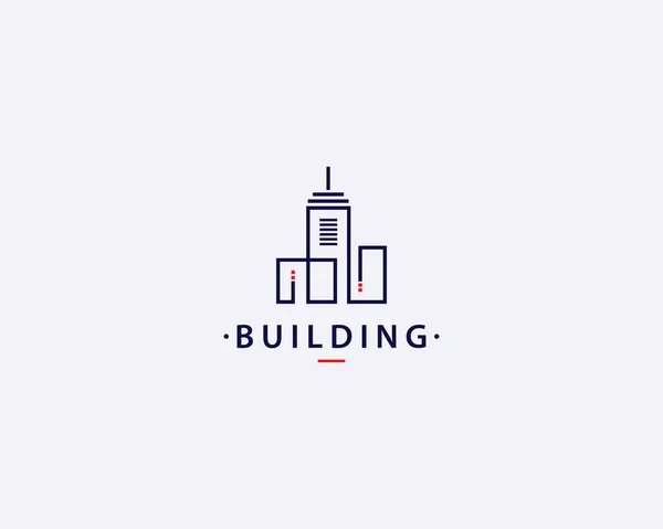 Шаблон Дизайну Логотипу Міського Пейзажу — стоковий вектор