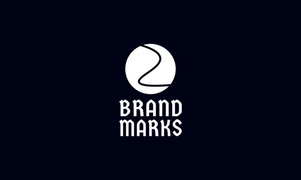 Monogram Letter Logo Design Template Initial Letter Symbol Business Identity — Stock Vector