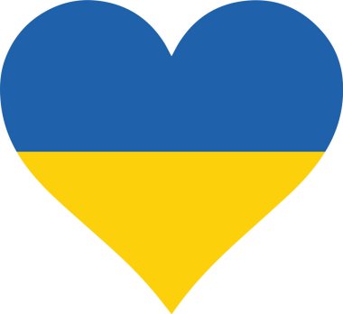 Zeytin dallı Ukrayna güvercini. Ukrayna bayrağı el feneri şeklinde. Ukrayna ulusal sembolü. Sancak şeridi vektörü. güvercin kalp şekli