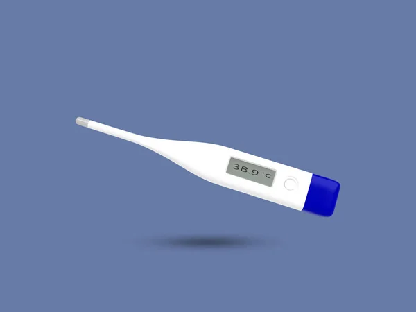 Electronic modern clinical digital thermometer. Temperature Measurement Device. Fever diagnostic and healthcare concept.