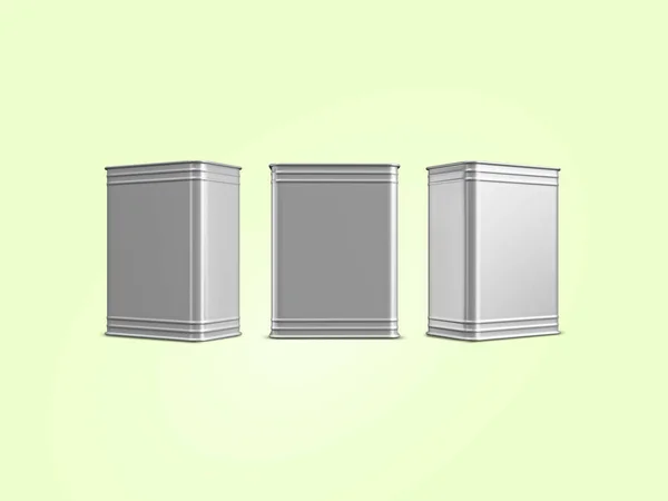 Olive Oil Can Mockup Label Design Branding Metal Oil Container — ストック写真