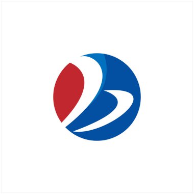 Modern eşsiz yaratıcı B logosu tasarımı, Asgari B tabanlı ilk vektör simgesi.