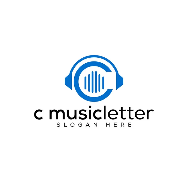 C harfi logo parafı. Modern şirket.