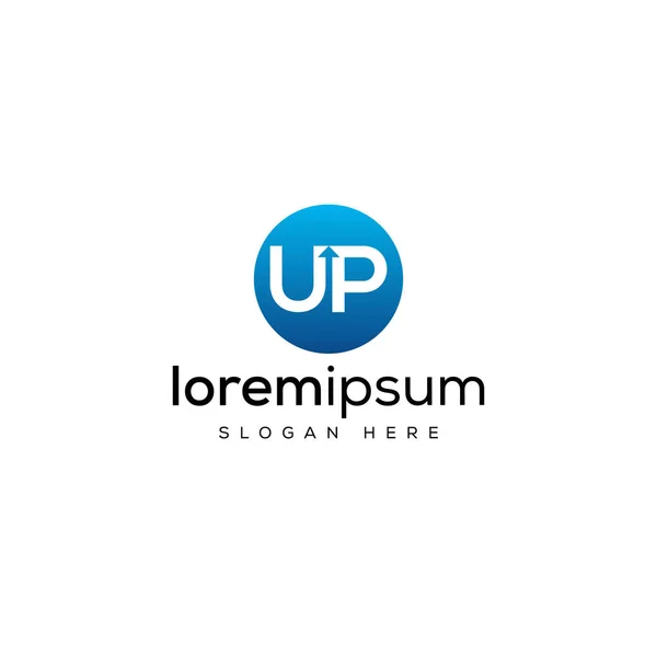 Metin logosu tasarım şablonu