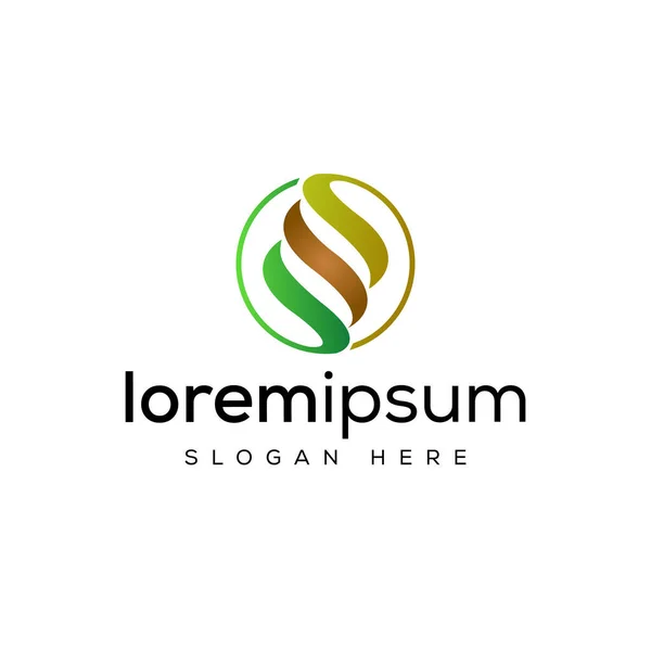 S Logosu. Harf Simgesi Tasarım Vektörü İllüstrasyonu.